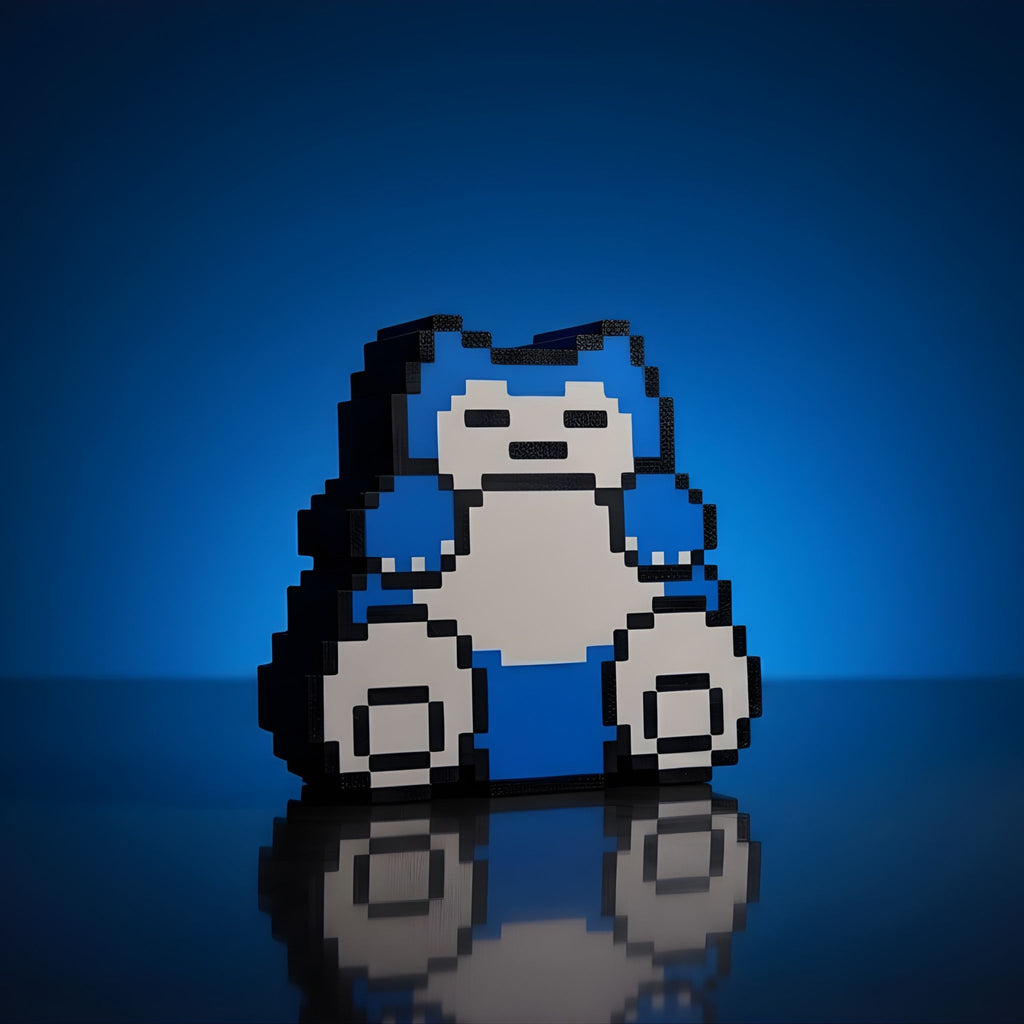 😴 Poku-Imán de Snorlax | Edición Pixel