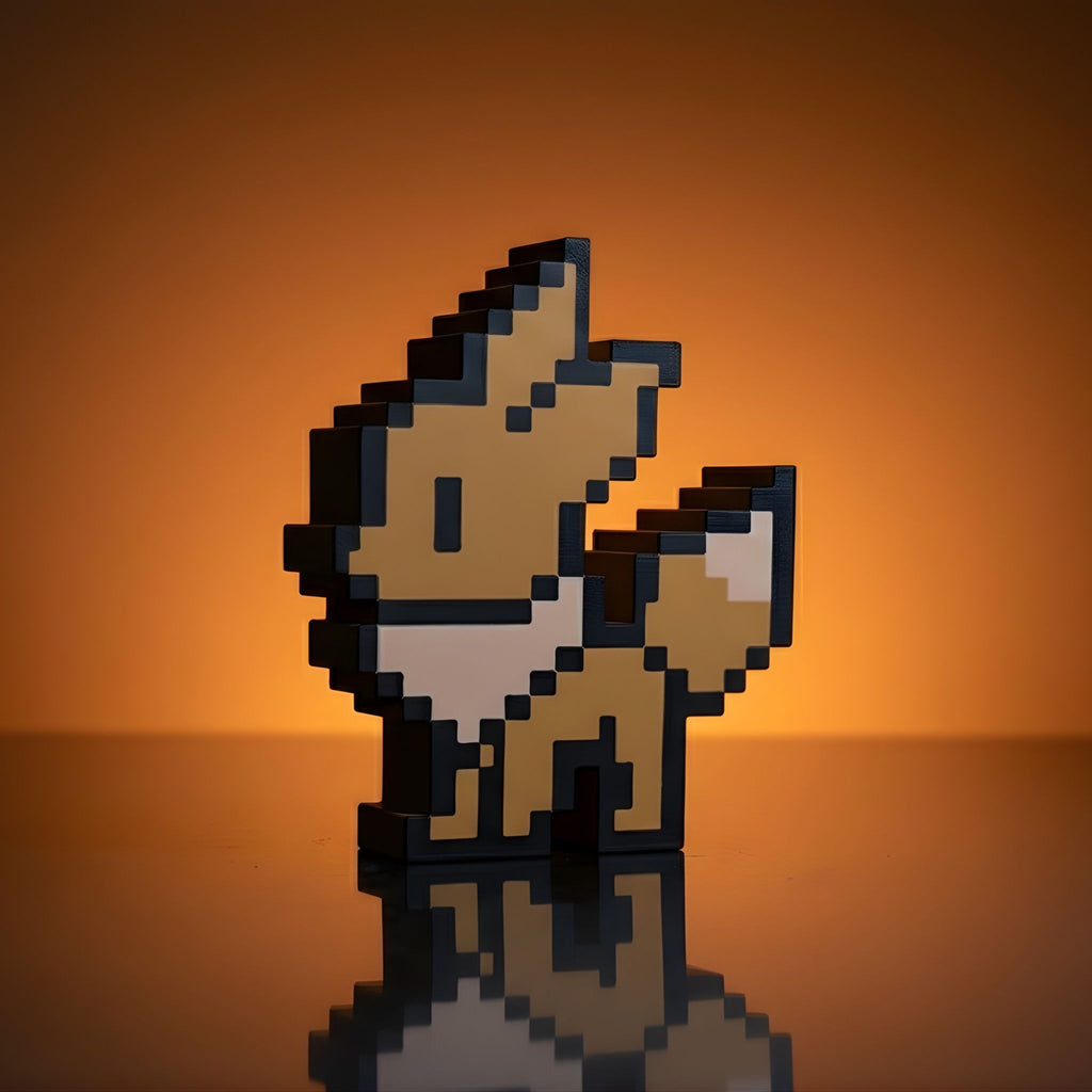🦊 Poku-Imán de Eevee | Edición Pixel