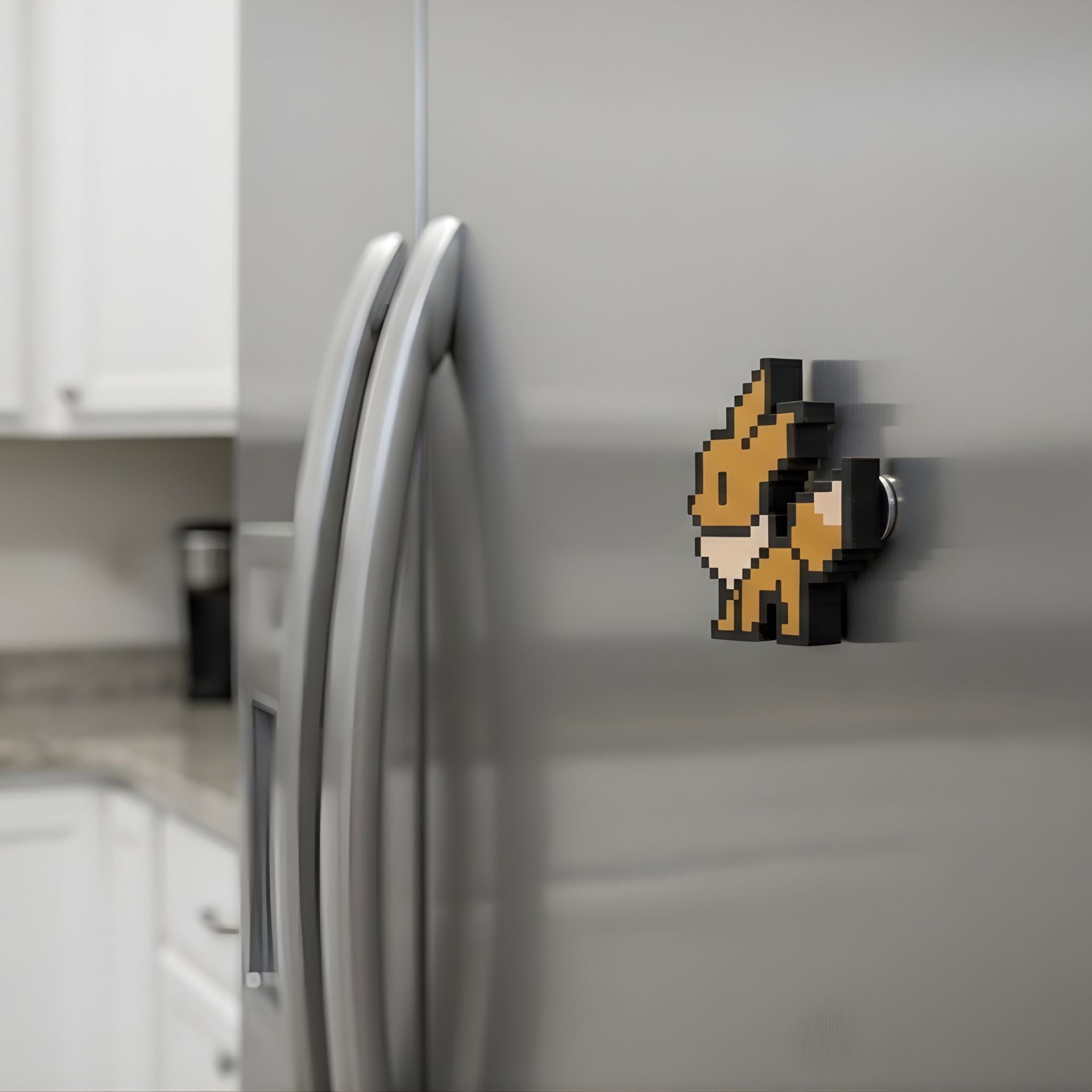 🦊 Poku-Imán de Eevee | Edición Pixel