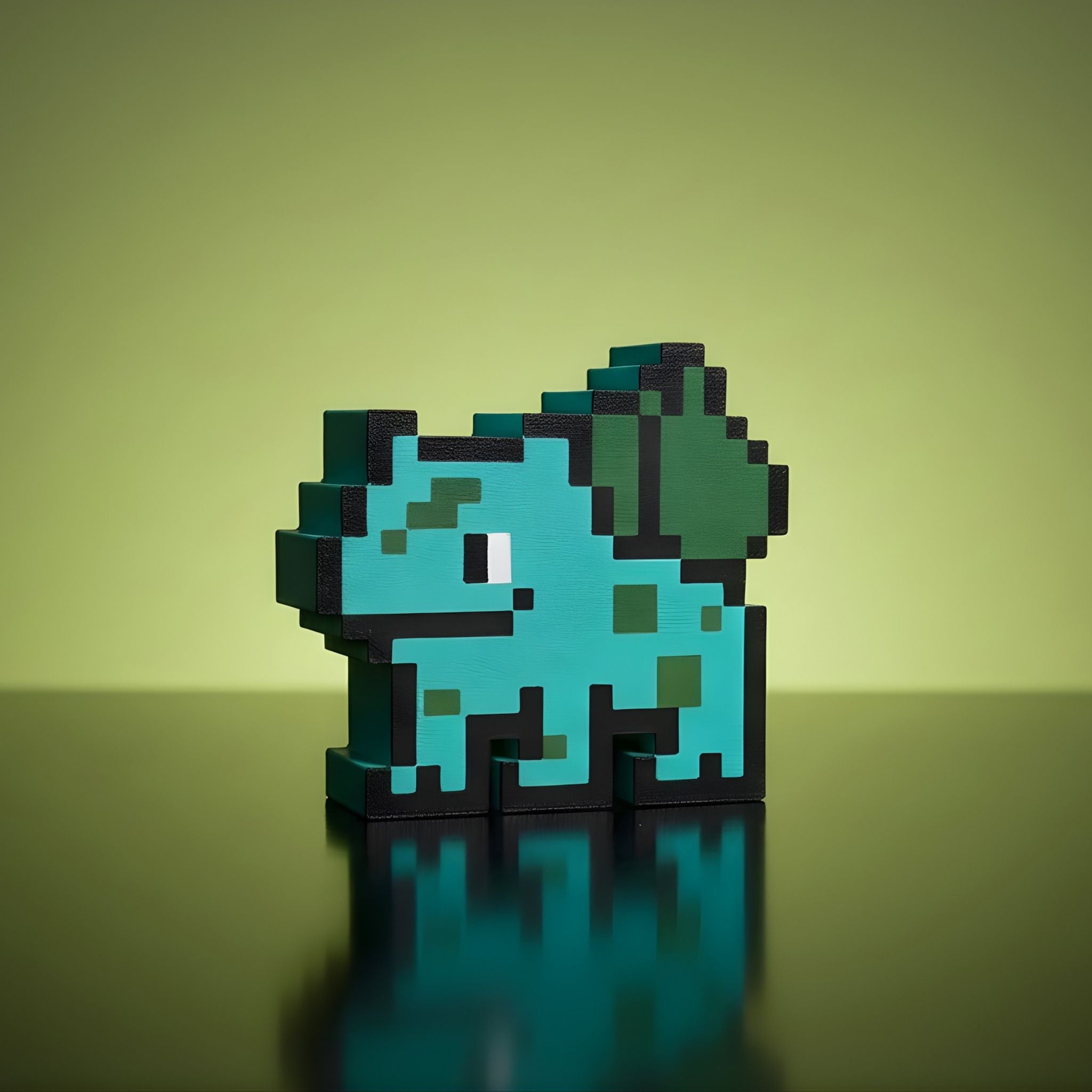 🌱 Poku-Imán de Bulbasaur | Edición Pixel