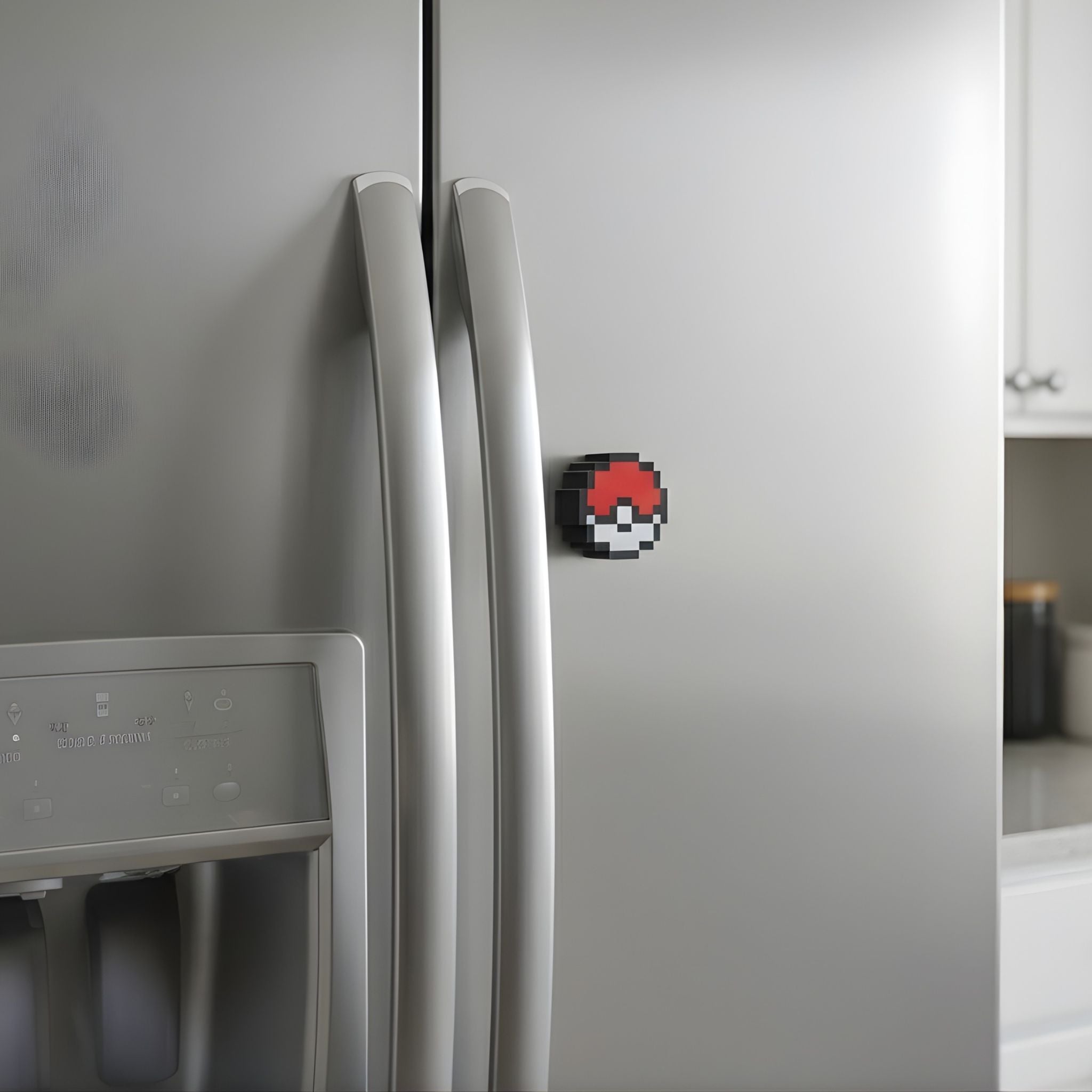 🔴 Poku-Imán de PokuSfera Clásica | Edición Pixel