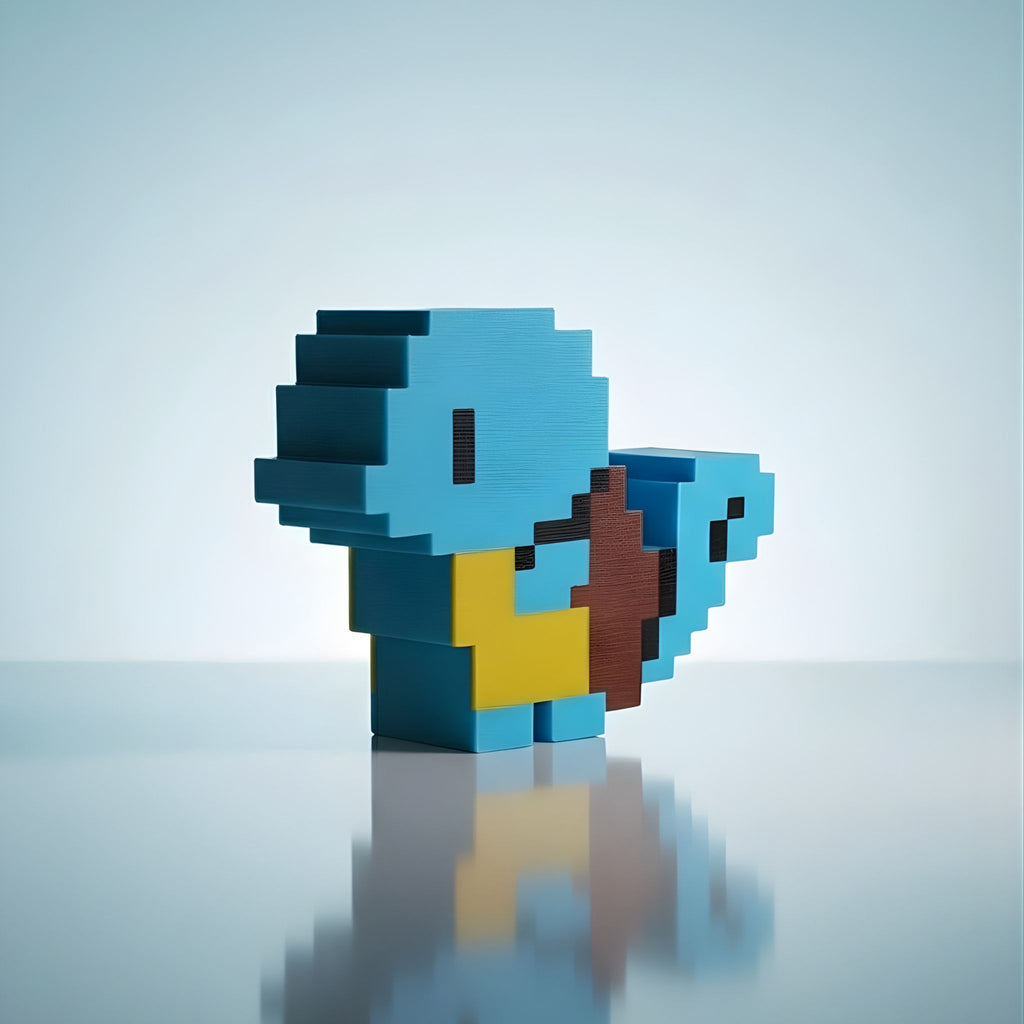 💧 Poku-Imán de Squirtle | Edición Pixel