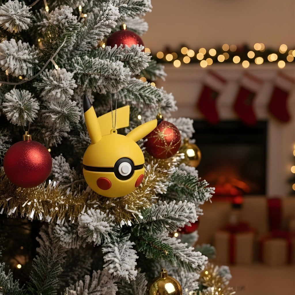 🎄 Pack de 3 PokuSferas Navideñas (Pikachu + Charmander + Squirtle)