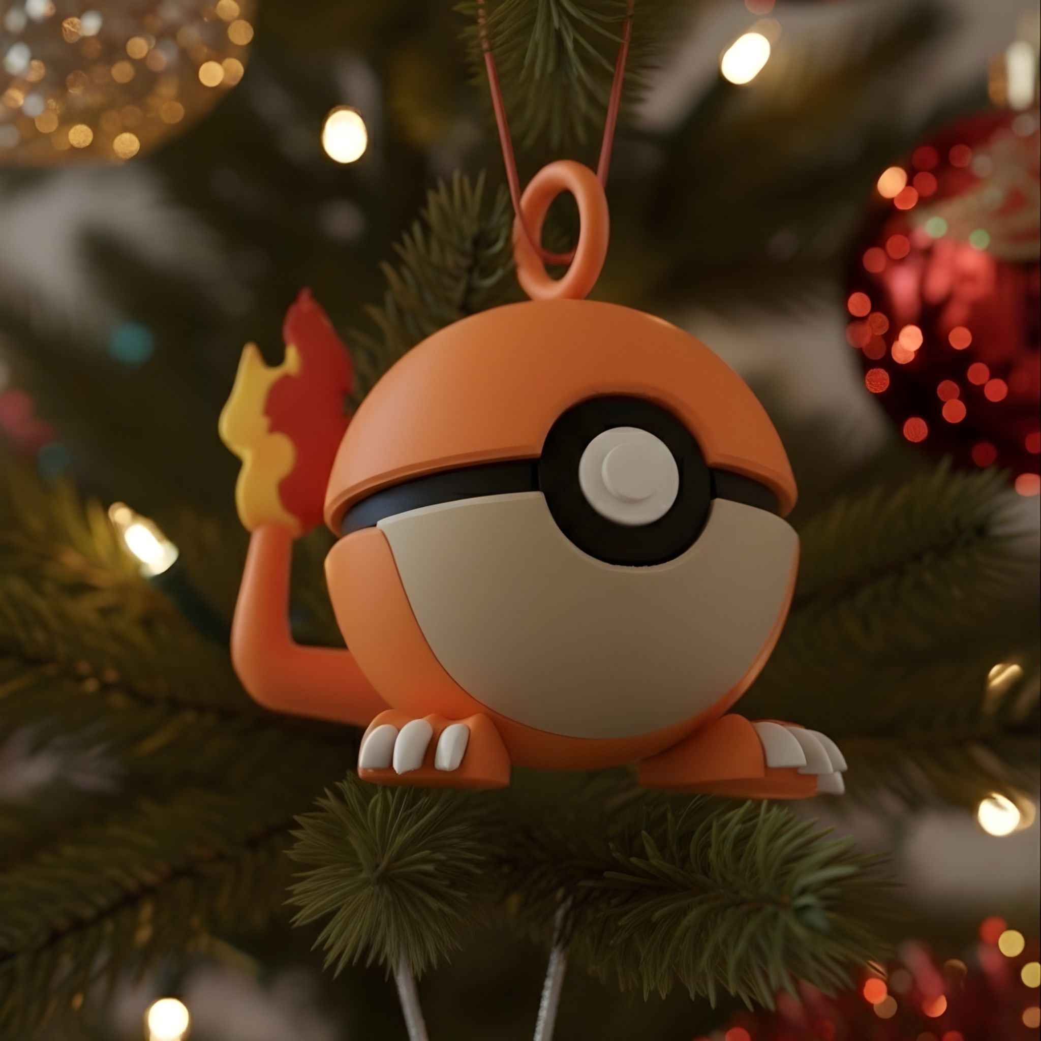 🎄 Pack de 3 PokuSferas Navideñas (Pikachu + Charmander + Squirtle)