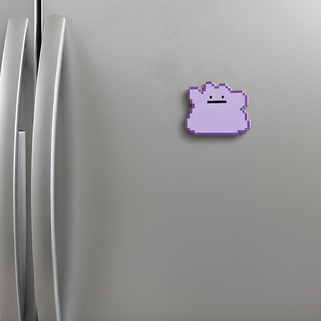 🟣 Poku-Imán de Ditto | Edición Pixel