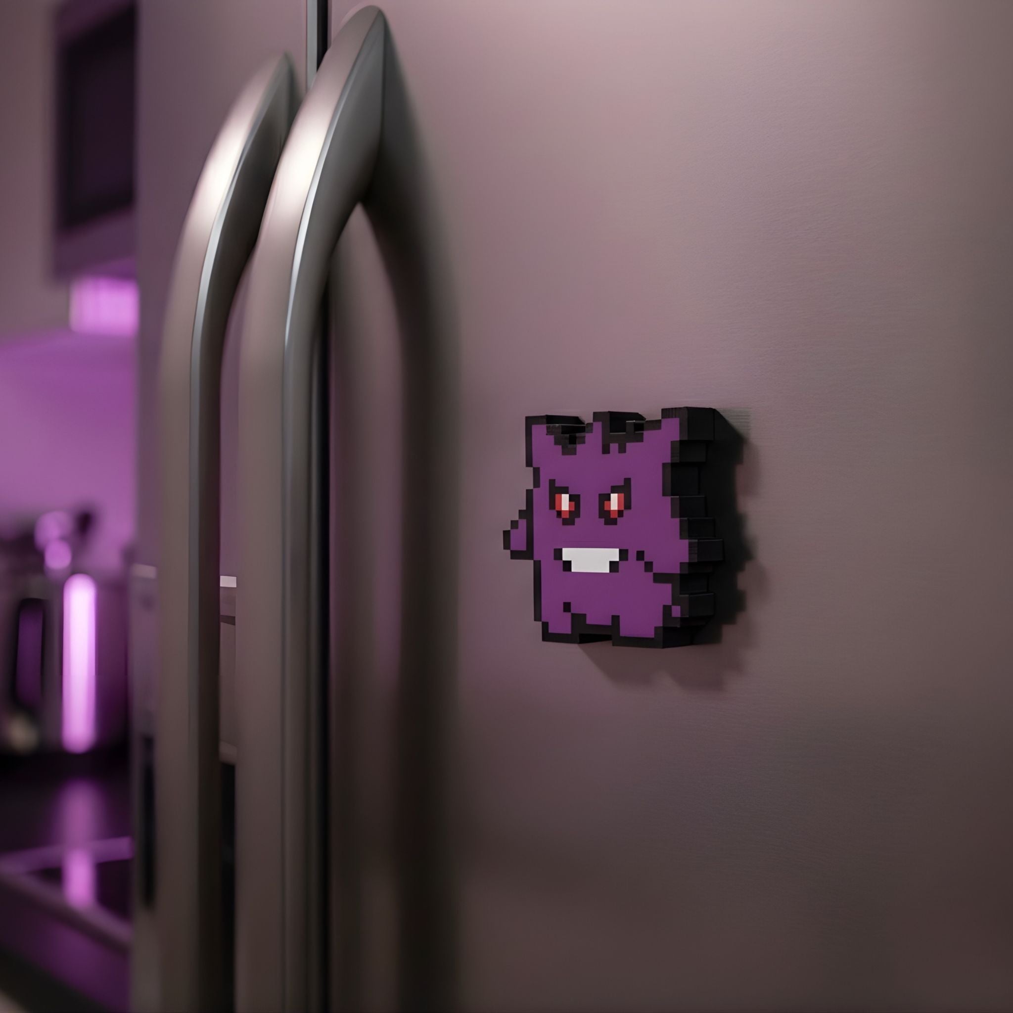 👻 Poku-Imán de Gengar | Edición Pixel